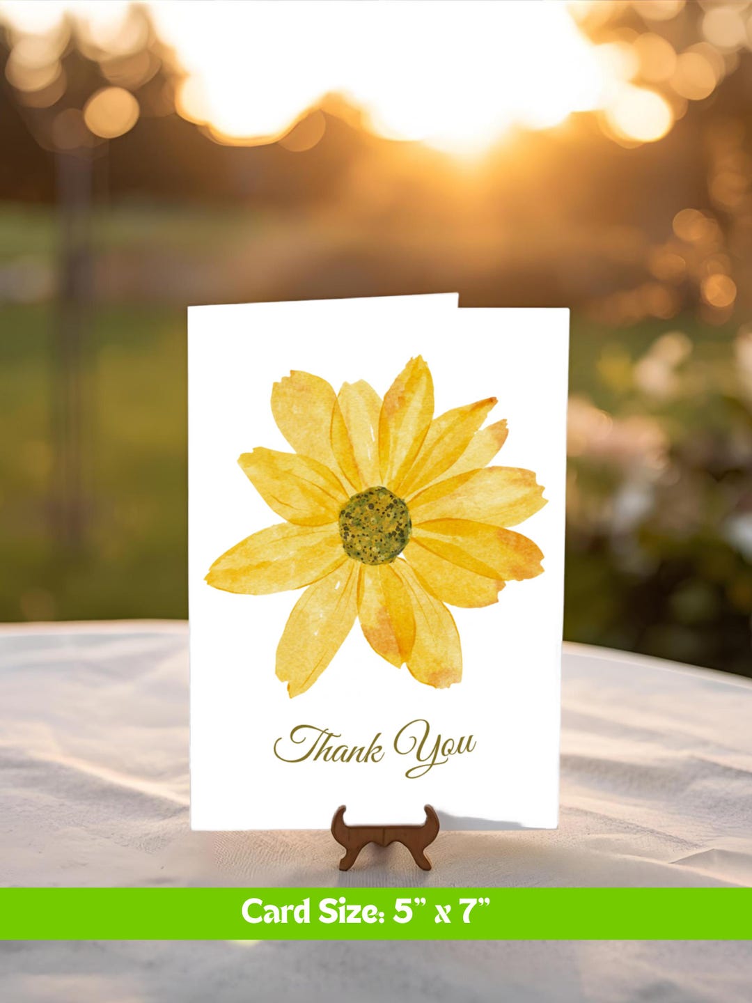 Printable Sunflower Thank You Card | Wedding Notes | Appreciation ...