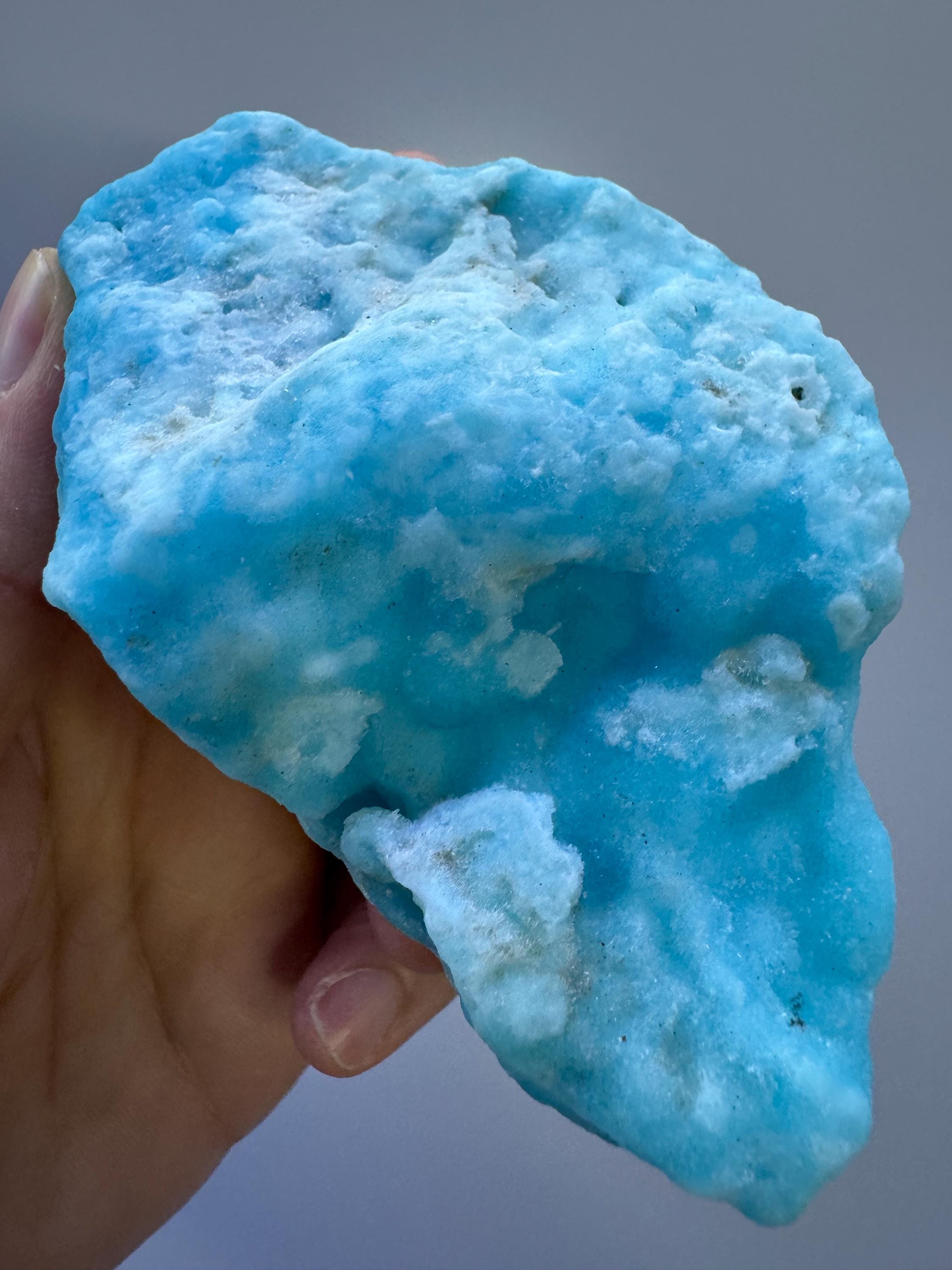 【希少】ブルーアラゴナイト　原石 ブルーアラゴナイト 原石43◇Blue Aragonite◇天然石・鉱物