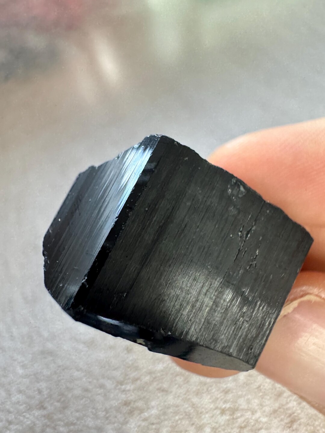 ブラックトルマリンショールサムネイル – エロンゴナミビア、17.6g、高