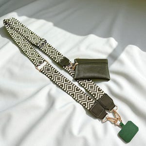 Adjustable Crossbody Phone Lanyard Strap – Anti-Lost Mobile Case Pendant with Zipper Wallet, Card Holder & Coin Purse