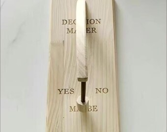 Wooden Decision Maker Pendulum – Office Desk Decor, Novelty Gift