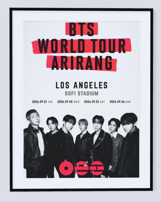 Bts Tour Poster - Etsy