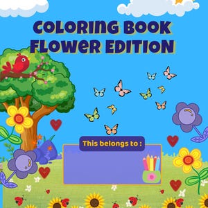 100 pages à colorier Ultimate Flowers pour enfants et adultes | Téléchargement instantané numérique au format PDF | Article en demande