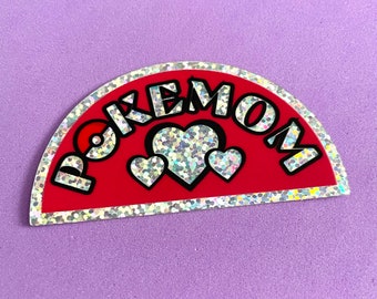 PokéMom Glitter Sticker