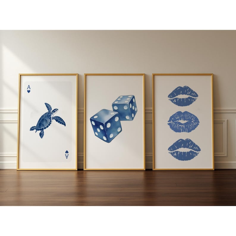 JORCEDI 3er Poster Set Y2K Ästhetik Mode Collage - Leoparden Wandposter 30x40cm Ungerahmt