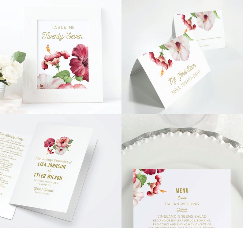 Destination Save the Date Tropical Wedding Save the Date Save the Date Postcard Hawaiian Wedding Save the Date Printable or Printed