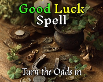Manifest Wealth & Good Fortune | Luck and Abundance Spell with Spiritual Energy and Witchcraft Supplies