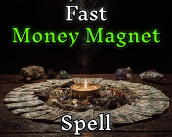 MONEY MAGNET SPELL – Become a Magnet for Wealth, Prosperity & Success | Manifest Abundance, Attract Fortune and Remove Spiritual Blockages