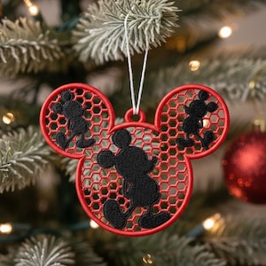 FSL Minnie Mouse Embroidery Design - 3 sizes, Disney Character Design, Mickey 5x5