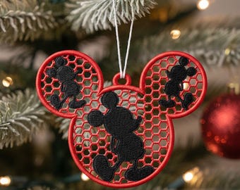 FSL Minnie Mouse Embroidery Design - 3 sizes, Disney Character Design, Mickey 5x5