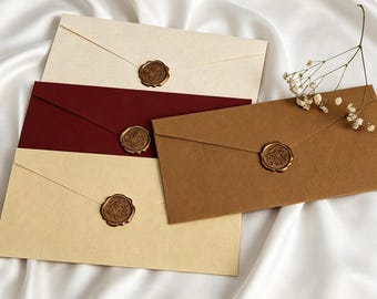 Linen Textured Envelope,11x22cm/4.33x8.66 Inch Envelope,Wedding Invitation Envelope,Gift Card &Greeting Card Envelopes for All Occasions