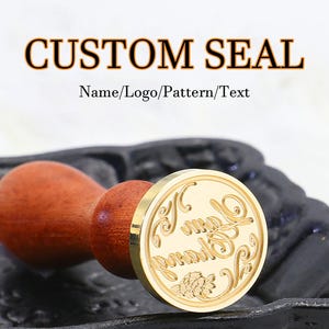 Personalisiertes Wachs Siegel Stempel Set für Hochzeitseinladung , Personalisiertes Wachs Siegel Stempel Set für Geschenk