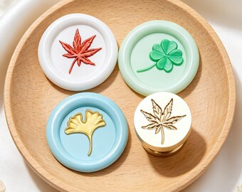 15mm Mini 3D Relief Wax Seal Stamp,Animal/Flower/Dessert Seal,Suitable For Wedding Invitations And Envelopes,Journaling,Handmade Craft Gifts