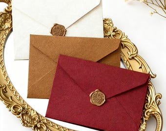 Thick linen textured envelope,Wedding Invitation Envelopes,Gift Card & Greeting Card Envelopes for All Occasions,High-Quality Stationery