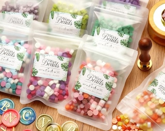 200pcs - Mixed Color Wax Sealing Particles,For Wax Seal Stamp, Wedding Invitation Envelope Sealing Wax, Sealing Wax for Cards Letters