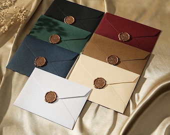 Linen Envelope Paper Series,Black Envelope,Green Envelope,Blue Envelope,White Envelope,Gift Card &Greeting Card Envelopes for All Occasions