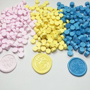 70 Colors of wax seal stamp special wax, Octagonal wax beads, 50pcs bagged wax seal beads, Envelope sealing decorative wax,Christmas gift