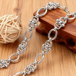 Metal Titanium Steel Bead Chain,Sell By Size And Length,Suitable For Necklaces/Bracelet/Fancy Splicing Chain/DIY Creative Bag Chain