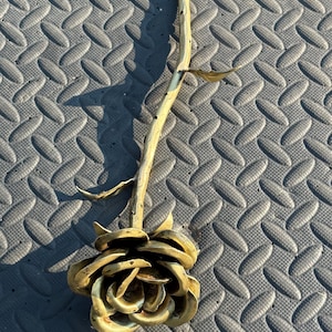 Handmade Brass Metal Rose