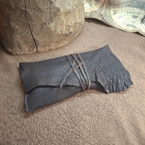 Handmade Leather Map Case, Viking Document Holder, Medieval Scroll Pouch, Treasure Map Bag