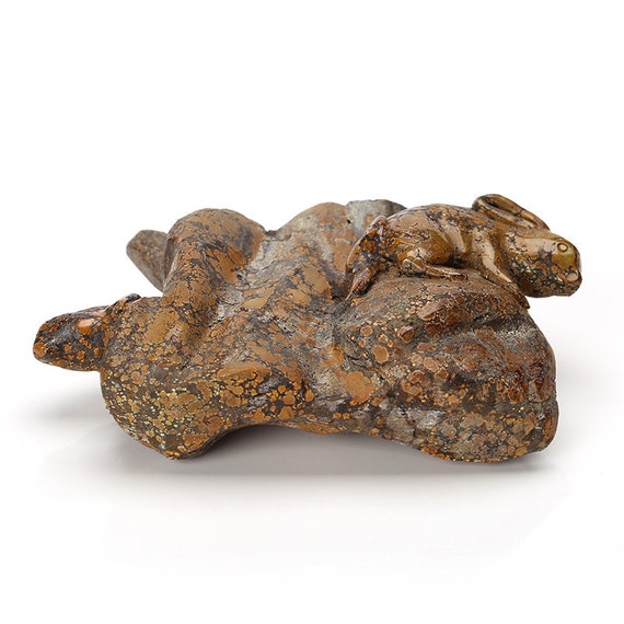 ピカソジャスパー うさぎ ラビット ピカソジャスパー うさぎ ラビット 丸ビーズ】ブルージャスパー 8mm