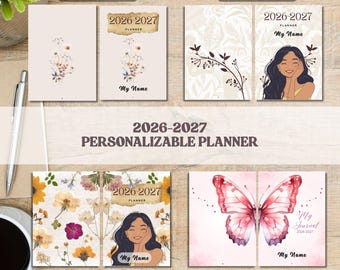 JW Printable Planner 2026 & 2027 - Adjustable Month Start