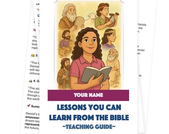 JW Family Worship Workbook: Bible Study Guide (PDF & ePub) Customizable Cover