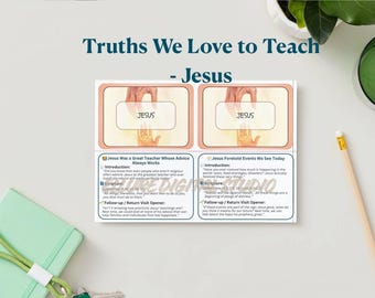 JW Ministry Flashcards | Kids & Publisher Bible Teaching Aids | Jesus