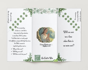 JW Letter & Envelope Stationery Set: September 2025 Campaign, A4/Letter PDF (Instant Download) - Green