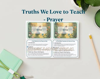 JW Ministry Flashcards | Kids & Publisher Bible Teaching Aids | Prayer