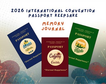 2026 JW International Convention Passport Journal | Eternal Happiness Memory Book (PDF Download)