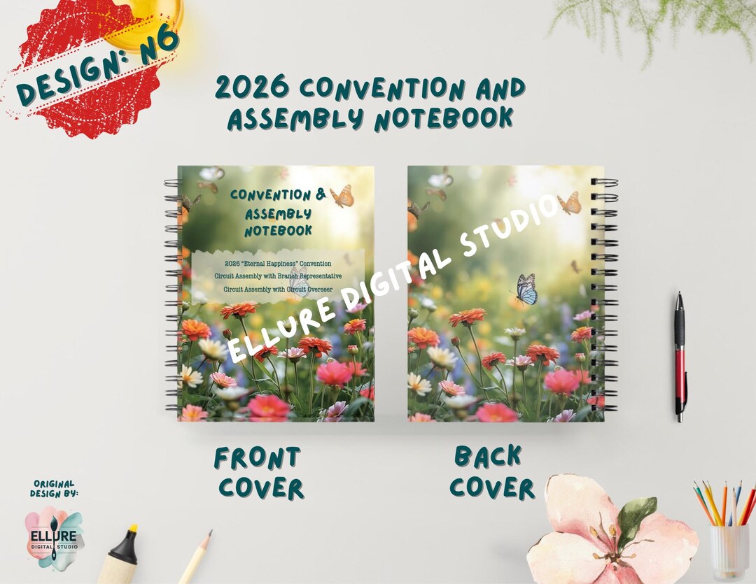 2026 JW Convention & Assembly Notebook Printable – 3-in-1 | Eternal ...