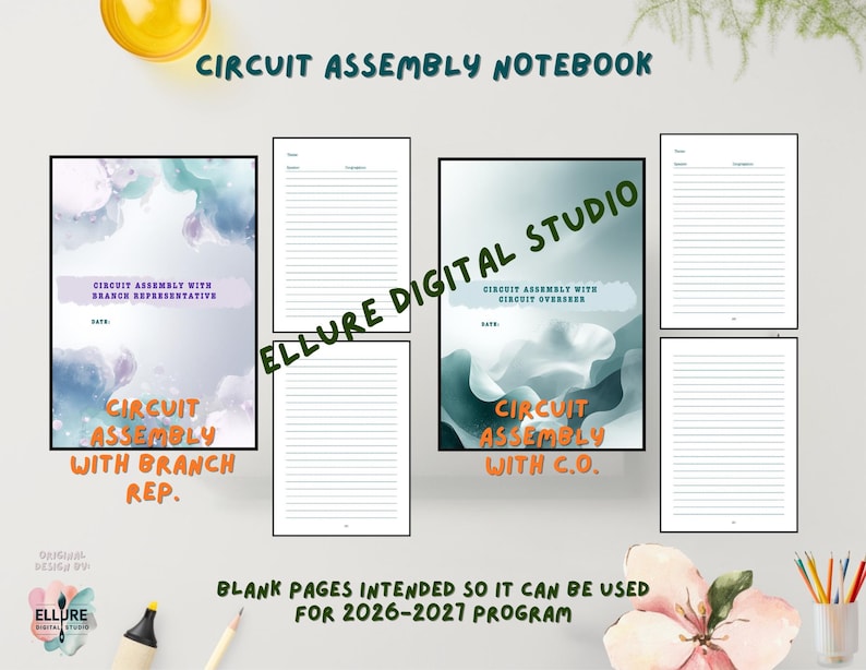 2026 JW Convention & Assembly Notebook Printable – 3-in-1 | Eternal ...