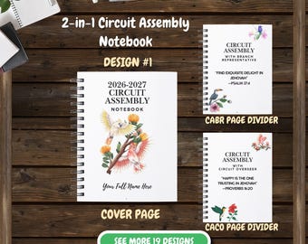 2026-2027 JW Circuit Assembly with CO and BR Notebook Combo (2 in 1)