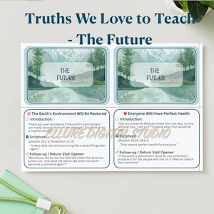 Schede didattiche del Ministero dei Testimoni di Geova / Ausili didattici della Bibbia per bambini e editori / Il futuro