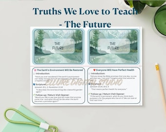JW Ministry Flashcards | Kids & Publisher Bible Teaching Aids | The Future