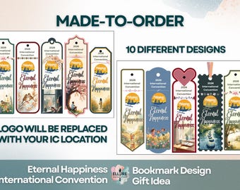 2026 Eternal Happiness International Convention JW Custom Bookmark Printable | Convention Gift | Made-to-Order