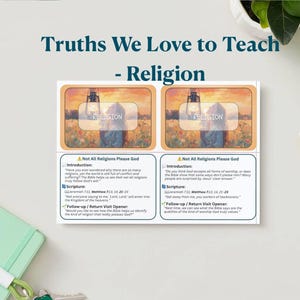 Tarjetas didácticas del Ministerio de Testigos de Jehová / Ayudas para la enseñanza bíblica para niños y editoriales / Religión