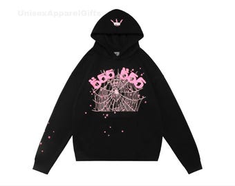 [早い者勝ち！]sp5der hoodies フード付きパーカー 黒 black sp5der hoodie | eBay