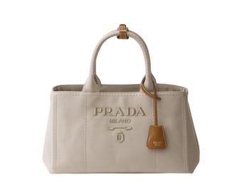 Prada Jardinière Everyday Large Canvas Handbag