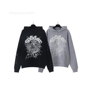 Unisex Black & Grey Hoodie with White, Pullover Sweatshirt, Everyday Wear, Hooded Layer, Cozy Cotton, Relaxed Fit