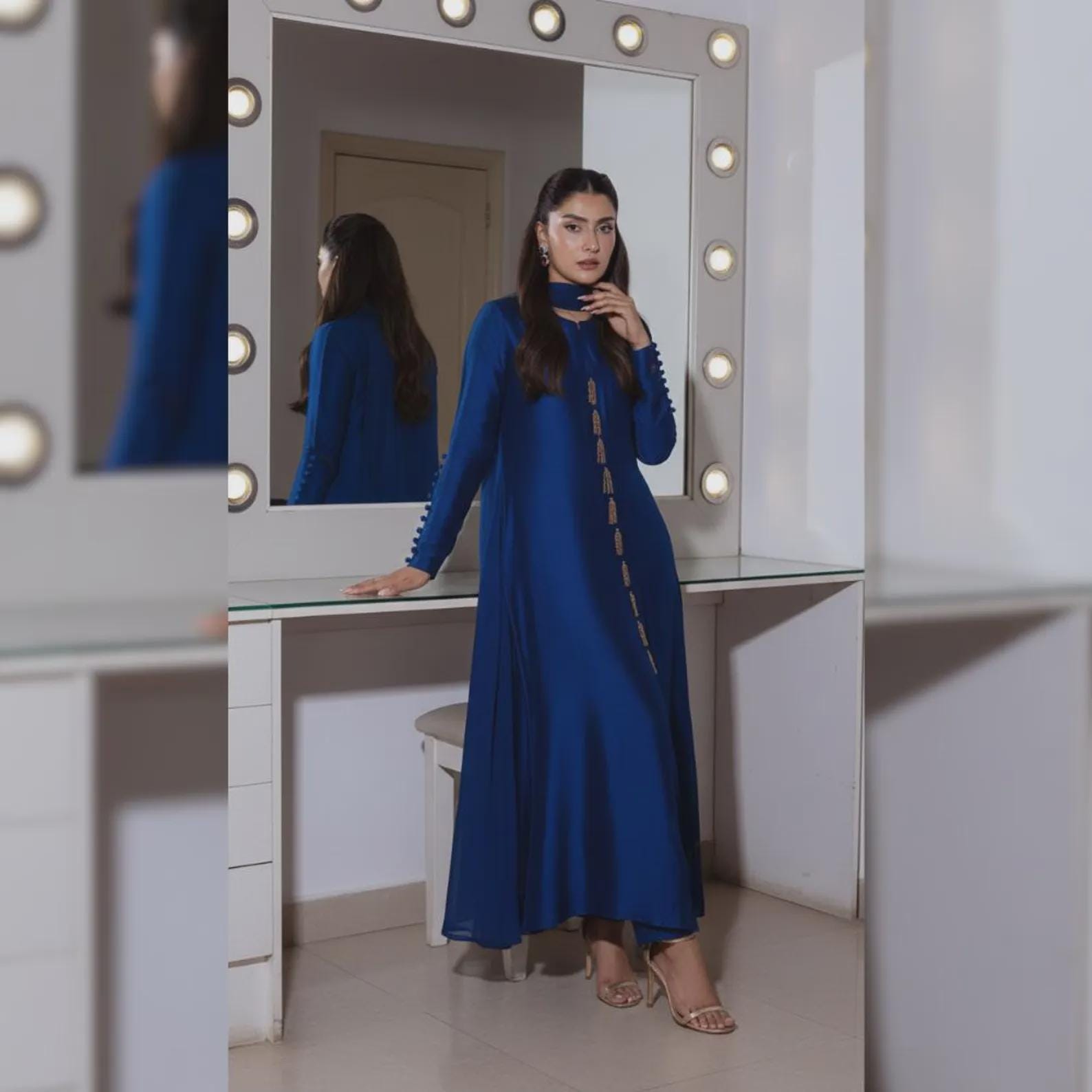 navy blue dress for baby girl Buy A Line Pakistani Salwar Kameez Online for Women in USA