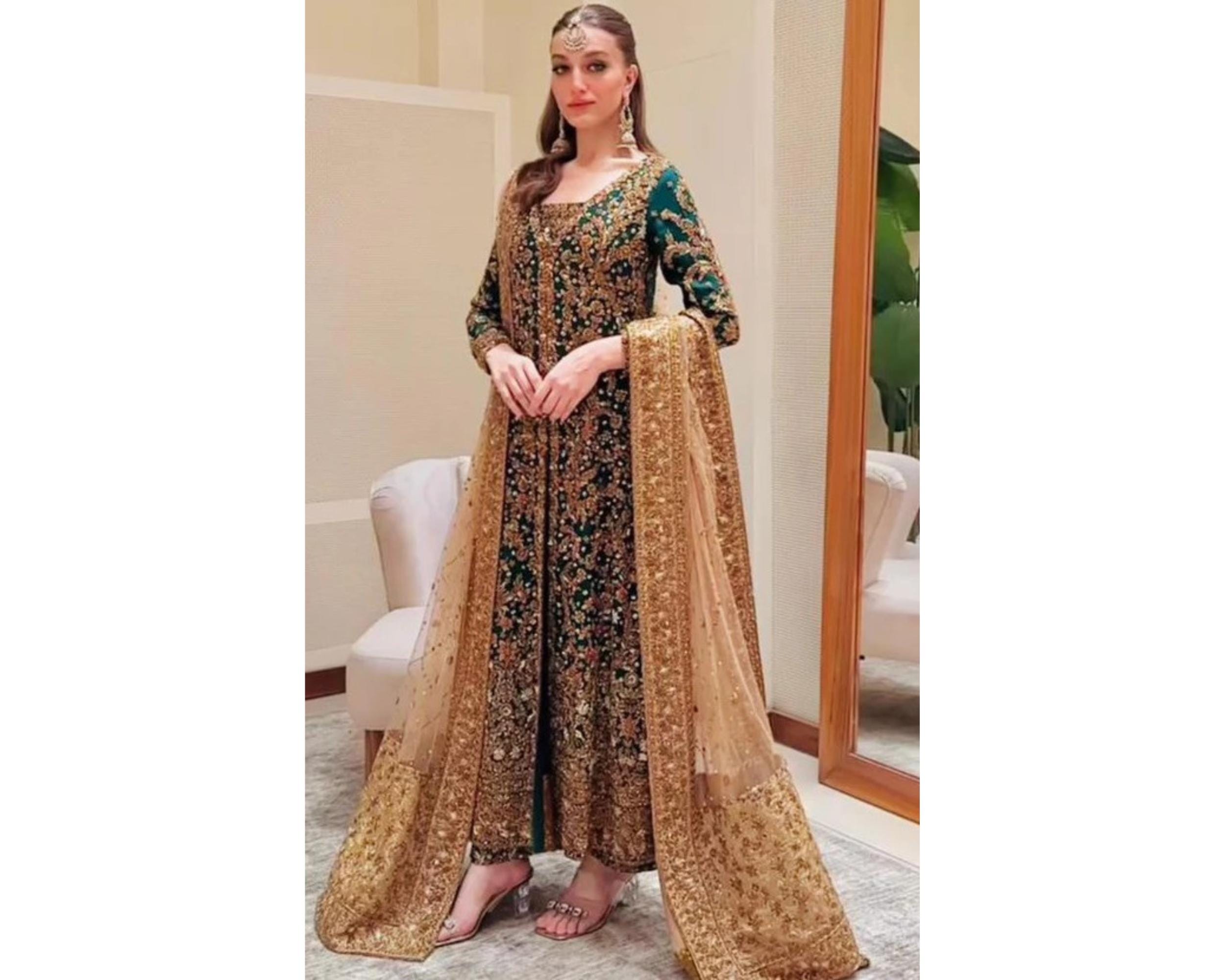 Indian Engagement Dress - Etsy