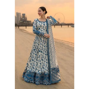 knee length dresses for ladies Simrans SS20 Pret lawn Maxi Dress DG720