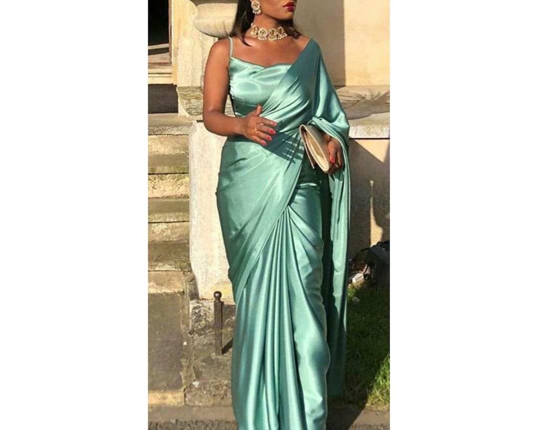 silk sari dress 4 After placing an order HOT ! Frock Silk Saree