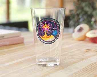 Spacetime Nomads Pint Glass, 16oz