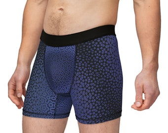 Purple Pentatangle Men's Boxers