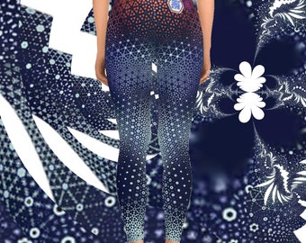 Legging Morph bleu profond