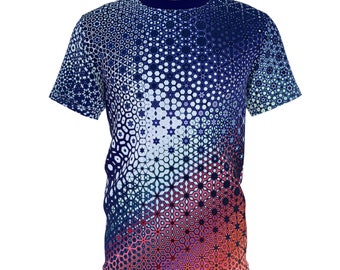 T-shirt unisexe coupé-cousu Morph bleu foncé