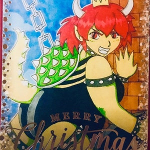 Bowsette Holiday Card